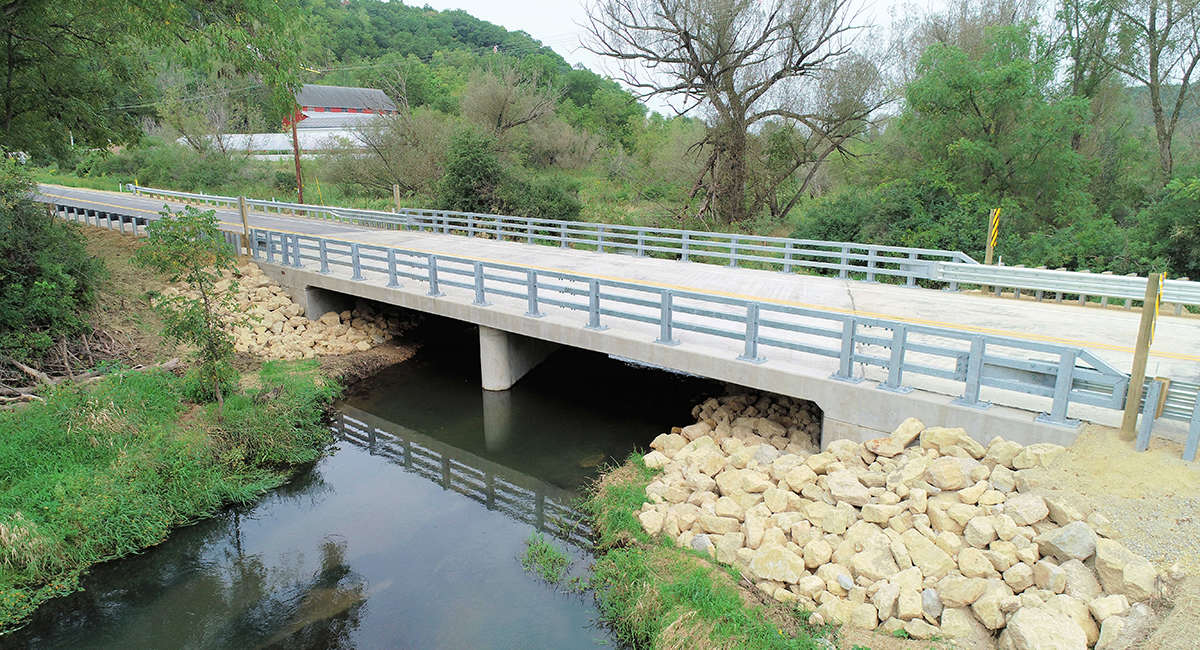 Branch Blue Mound Creek Bridge 1